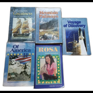 LAST CHANCE>>Abeka 6th Grade Readers Lot Of 5